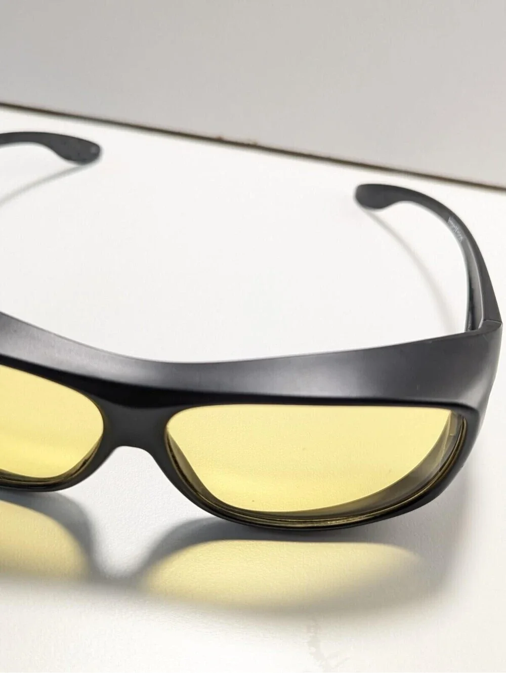 ImproVision C500 Fitover Sunglasses Orange Lenses Black Frames Size: 63-12 C1